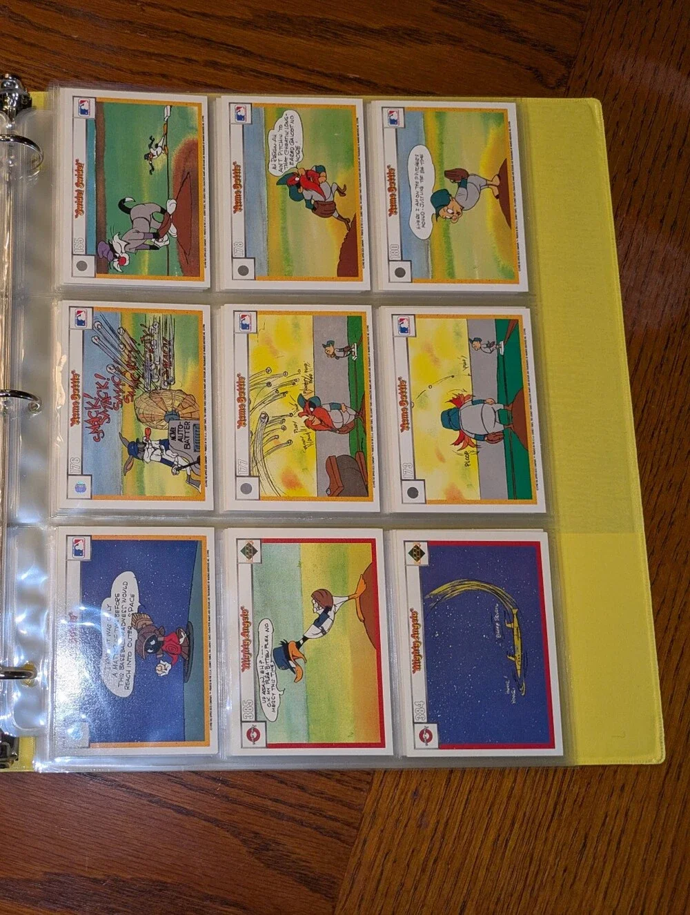 100 Looney Tunes MLB Cards Binder 🔥 1992 Upper Deck Comic Ball Baseball